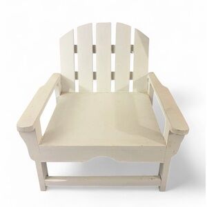 Tabletop Wooden Beach Themed Chair Decor